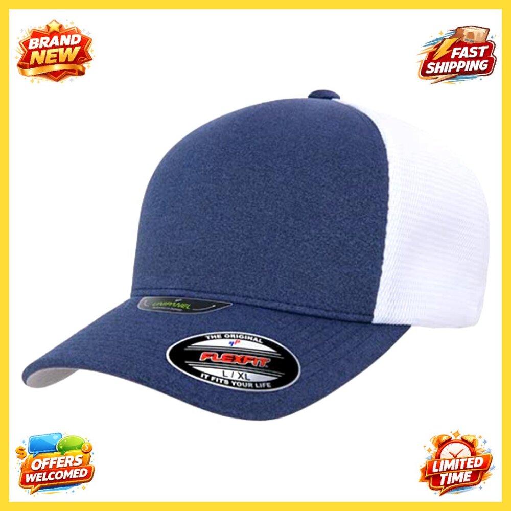 Structured Trucker Cap Classic Retro Baseball Hat… - image 1